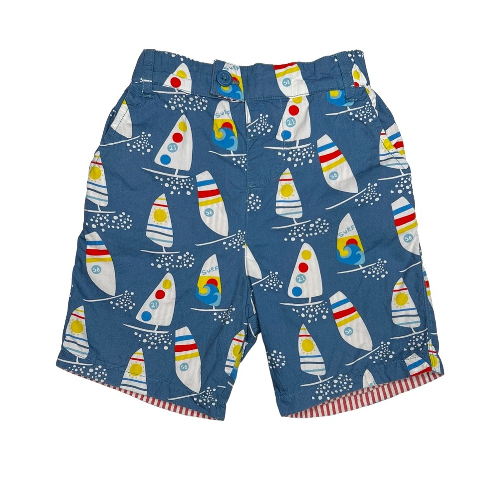 Frugi Reuben Reversible Ride The Waves Shorts